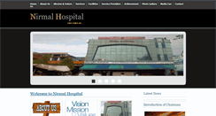 Desktop Screenshot of nirmalhospitaljhansi.com